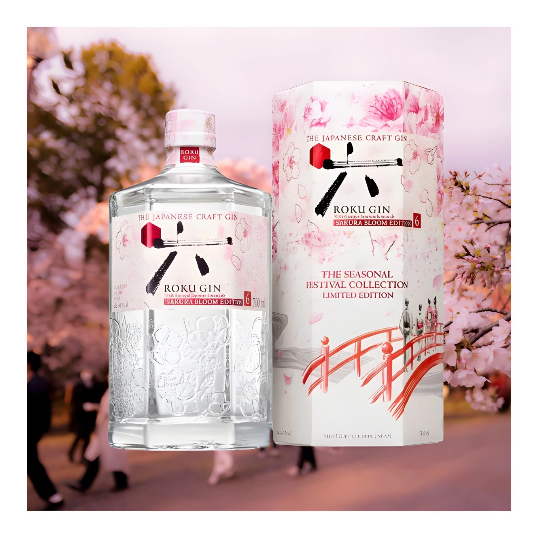 Suntory Nhật Bản ra mắt sản phẩm mới với cảm hứng từ lễ hội hoa anh đào: Roku Gin Sakura Blossom Edition